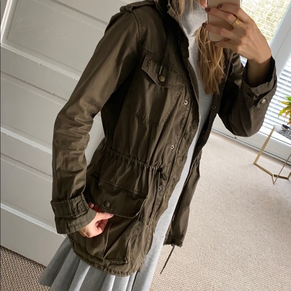 Talula by Aritzia Hooded Utility Jacket - Picture 3 of 5
